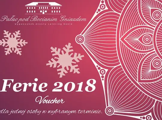 Voucher upominkowy na Ferie i Kolonie 2018