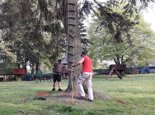 Nowa atrakcja Tree Climbing w Runowie