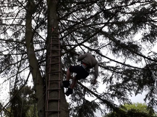 Nowa atrakcja Tree Climbing w Runowie