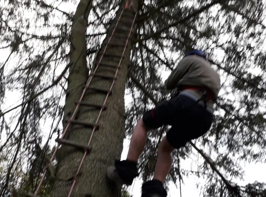 Nowa atrakcja Tree Climbing w Runowie