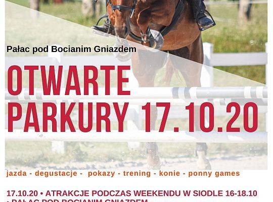 Weekend w siodle - Otwarte Parkury i dzień edukacji Jeździeckiej