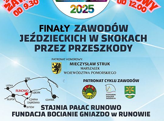 plakat zawody jeździeckie