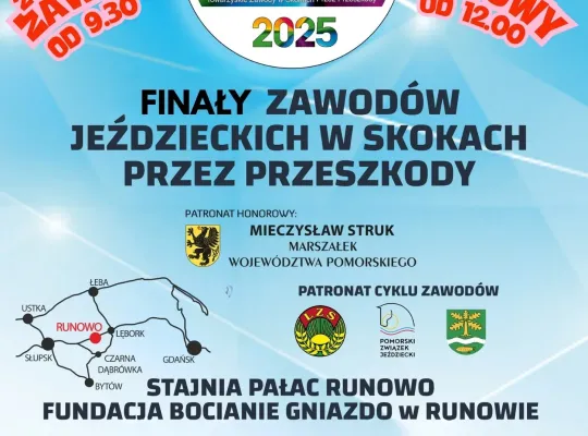 plakat zawody jeździeckie