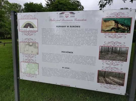 Tablica historia Grodziska Runowo