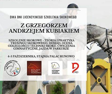 Twoje jeździectwo na nowym poziomie? Szkolenie z Grzegorzem Andrzejem Kubiakiem