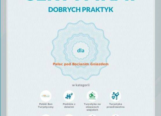 Certyfikat dobrych praktyk Polskiej Organizacji Turystycznej